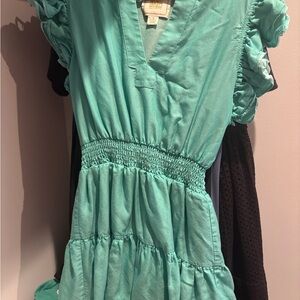 Emily McCarthy Maggie Dress Teal